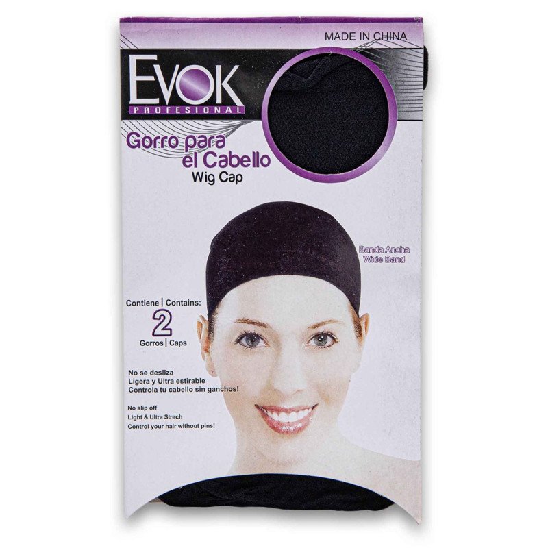 Evok Professional Wig Cap 2pack- 9A019-SWC2 (Pqt/12Pcs)